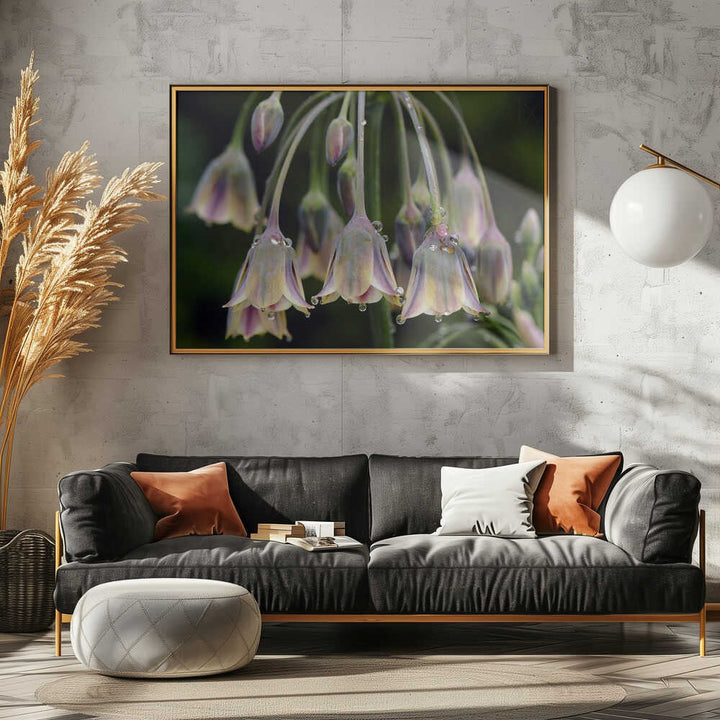 Dew Kissed Bells - Stretched Canvas Poster or Fine Art Print