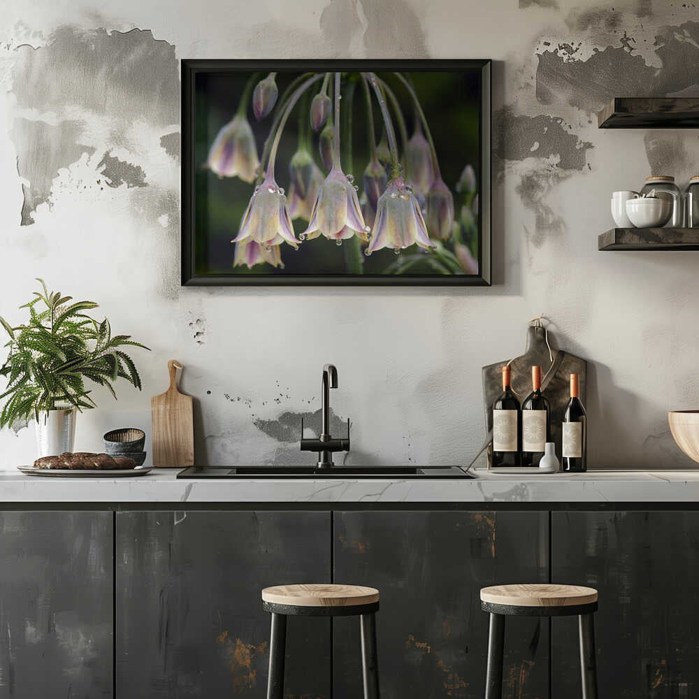 Dew Kissed Bells - Stretched Canvas Poster or Fine Art Print