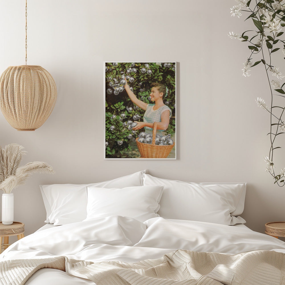 Disco Ball Grove - Stretched Canvas, Poster or Fine Art Print I Heart Wall Art