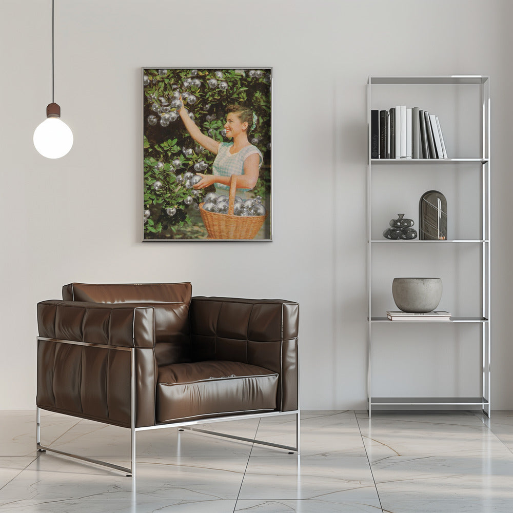 Disco Ball Grove - Stretched Canvas, Poster or Fine Art Print I Heart Wall Art