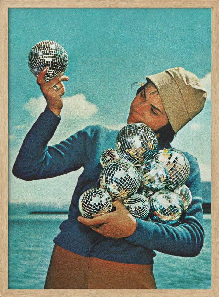 Disco Dora - Stretched Canvas, Poster or Fine Art Print I Heart Wall Art
