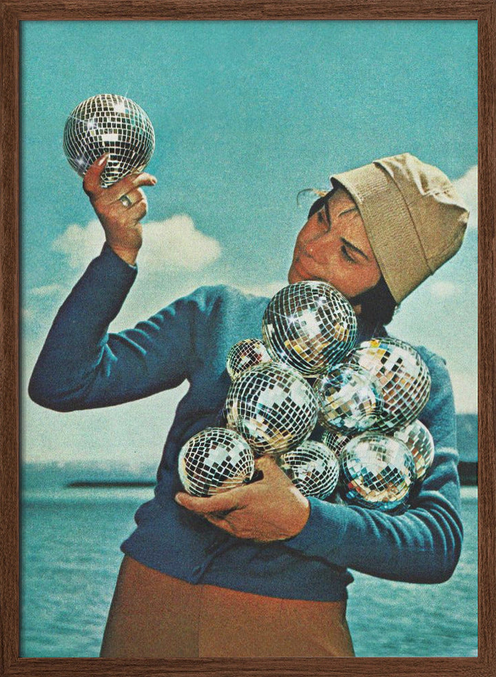 Disco Dora - Stretched Canvas, Poster or Fine Art Print I Heart Wall Art