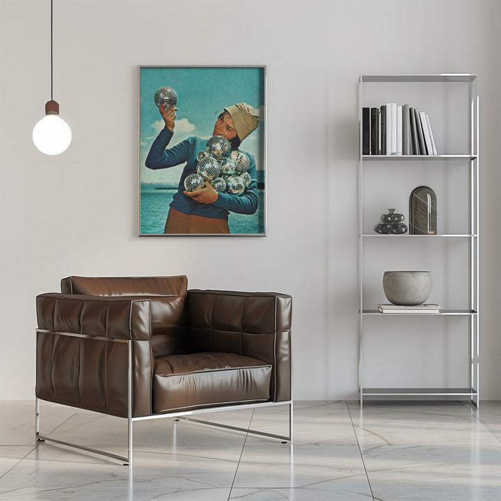 Disco Dora - Stretched Canvas, Poster or Fine Art Print I Heart Wall Art
