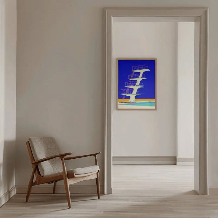 Diving Tower - Stretched Canvas, Poster or Fine Art Print I Heart Wall Art