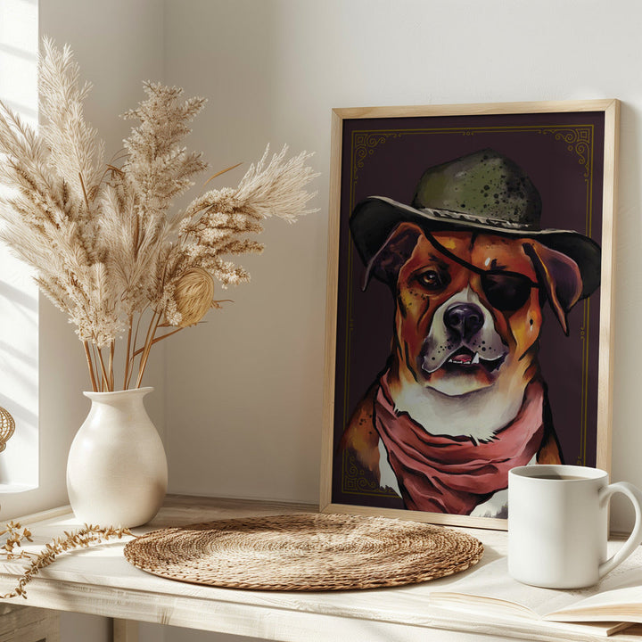 Dog - Stretched Canvas, Poster or Fine Art Print I Heart Wall Art