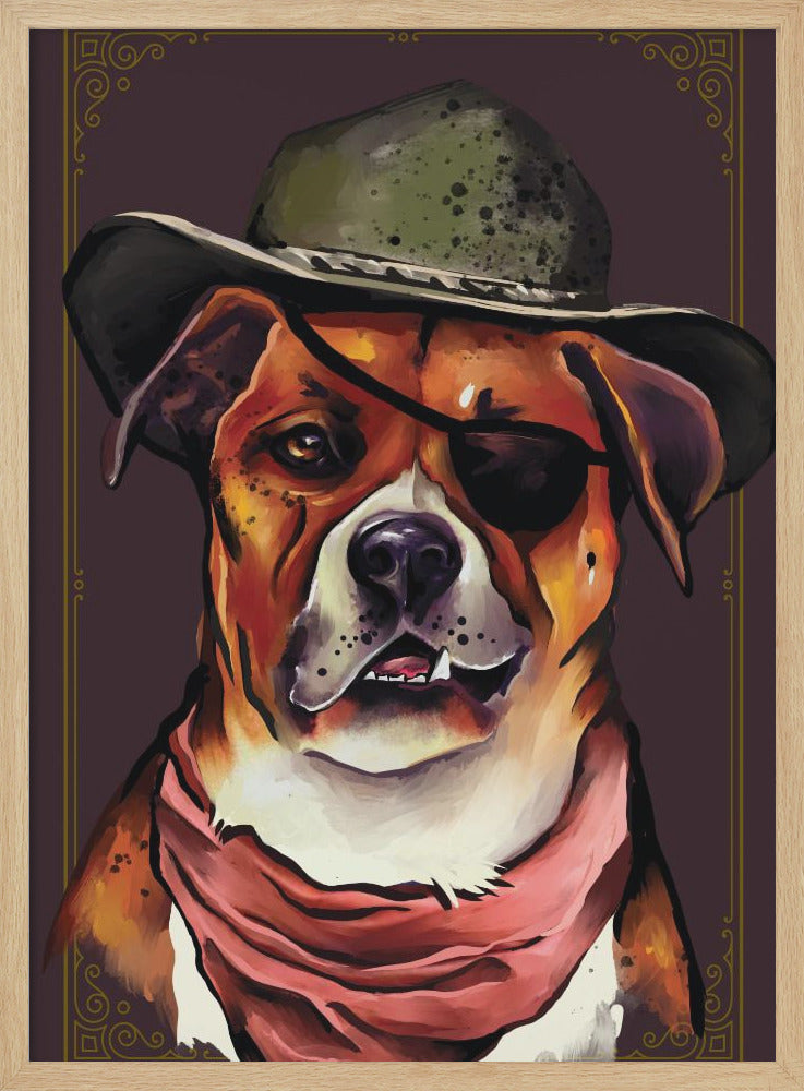 Dog - Stretched Canvas, Poster or Fine Art Print I Heart Wall Art