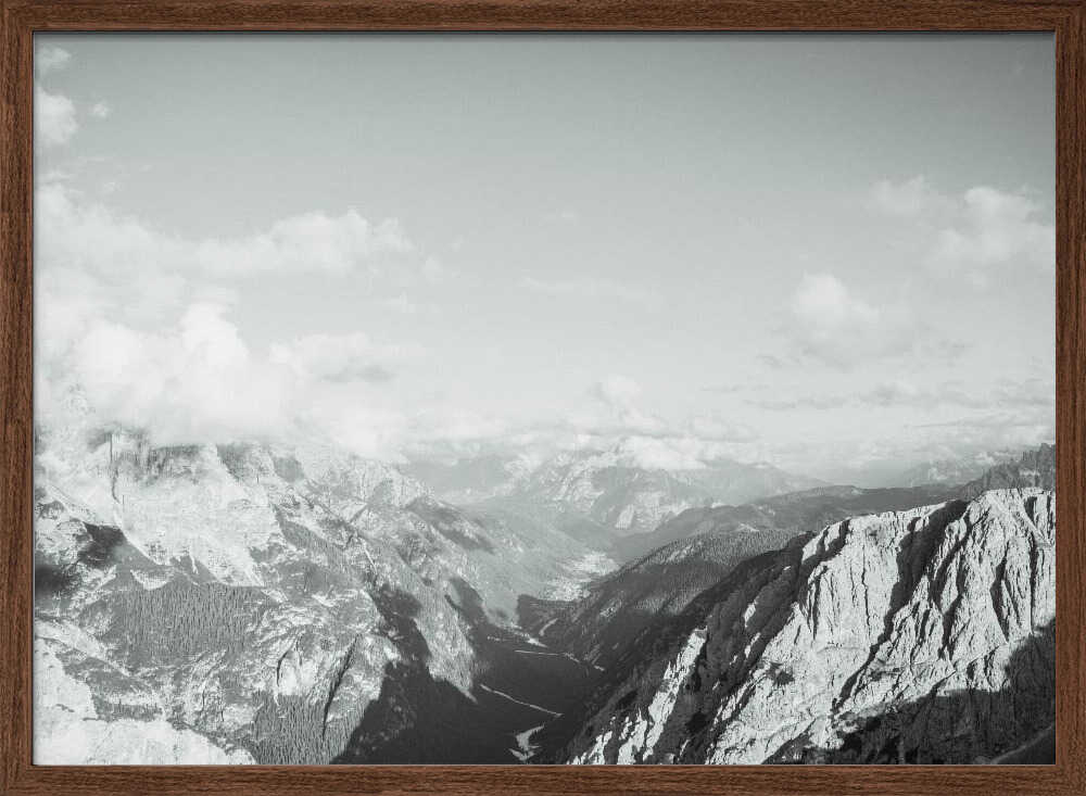 Dolomites View - Stretched Canvas, Poster or Fine Art Print - I Heart Wall Art - Poster Print, Canvas Print or Framed Art Print