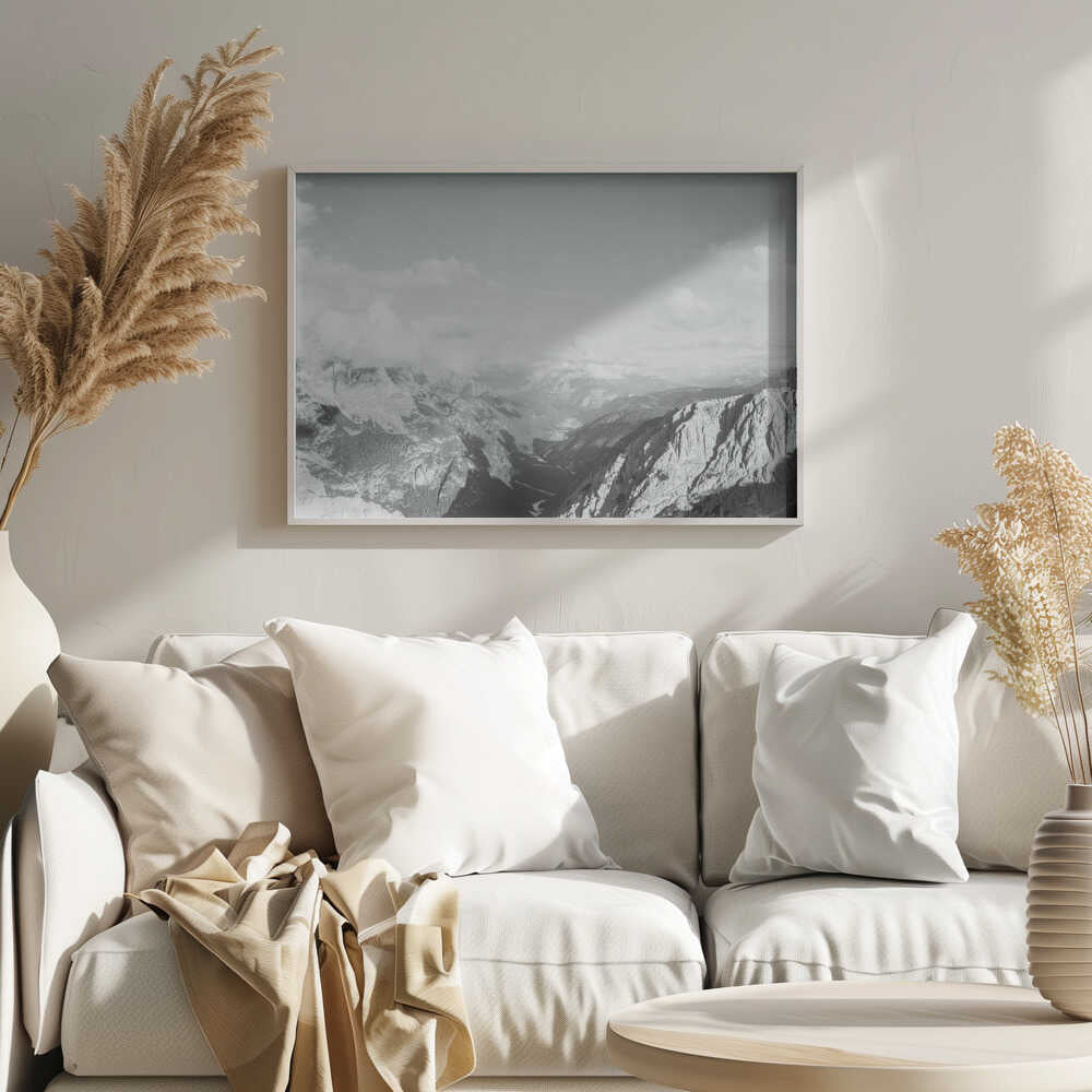 Dolomites View - Stretched Canvas, Poster or Fine Art Print - I Heart Wall Art - Poster Print, Canvas Print or Framed Art Print