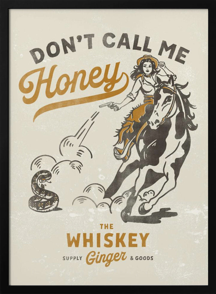 Dont Honey Print 2 - Stretched Canvas, Poster or Fine Art Print I Heart Wall Art