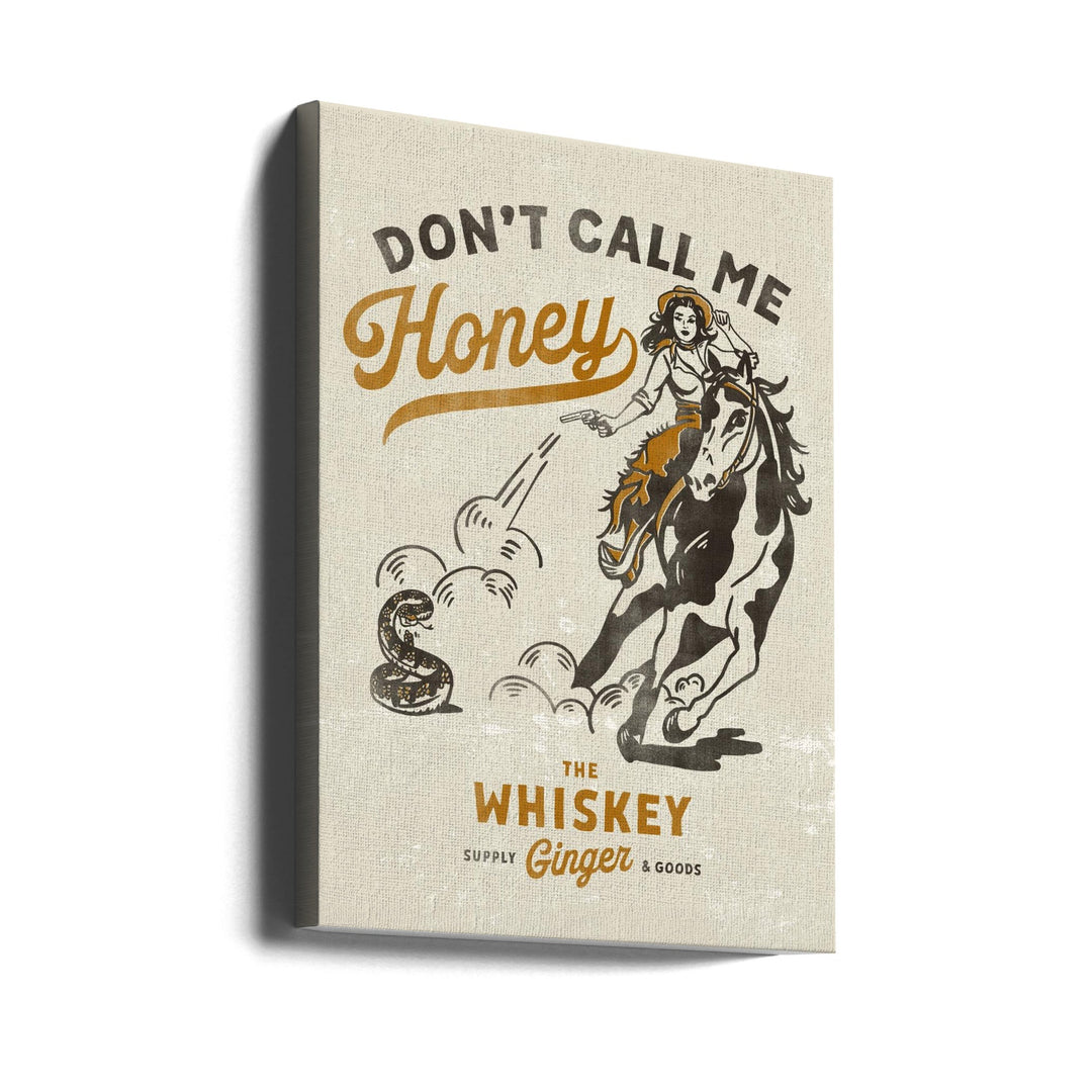 Dont Honey Print 2 - Stretched Canvas, Poster or Fine Art Print I Heart Wall Art
