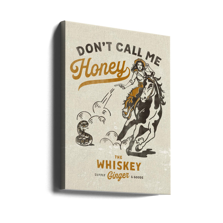 Dont Honey Print 2 - Stretched Canvas, Poster or Fine Art Print I Heart Wall Art