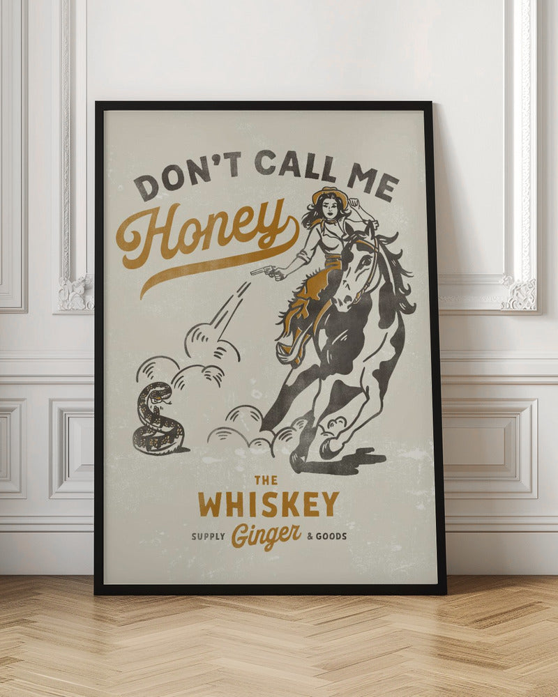Dont Honey Print 2 - Stretched Canvas, Poster or Fine Art Print I Heart Wall Art