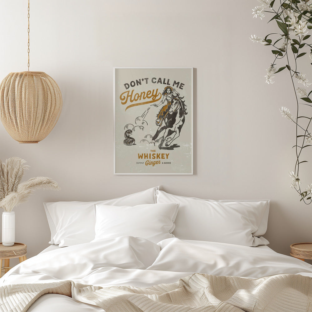 Dont Honey Print 2 - Stretched Canvas, Poster or Fine Art Print I Heart Wall Art