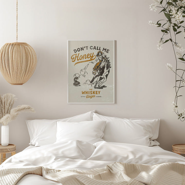 Dont Honey Print 2 - Stretched Canvas, Poster or Fine Art Print I Heart Wall Art