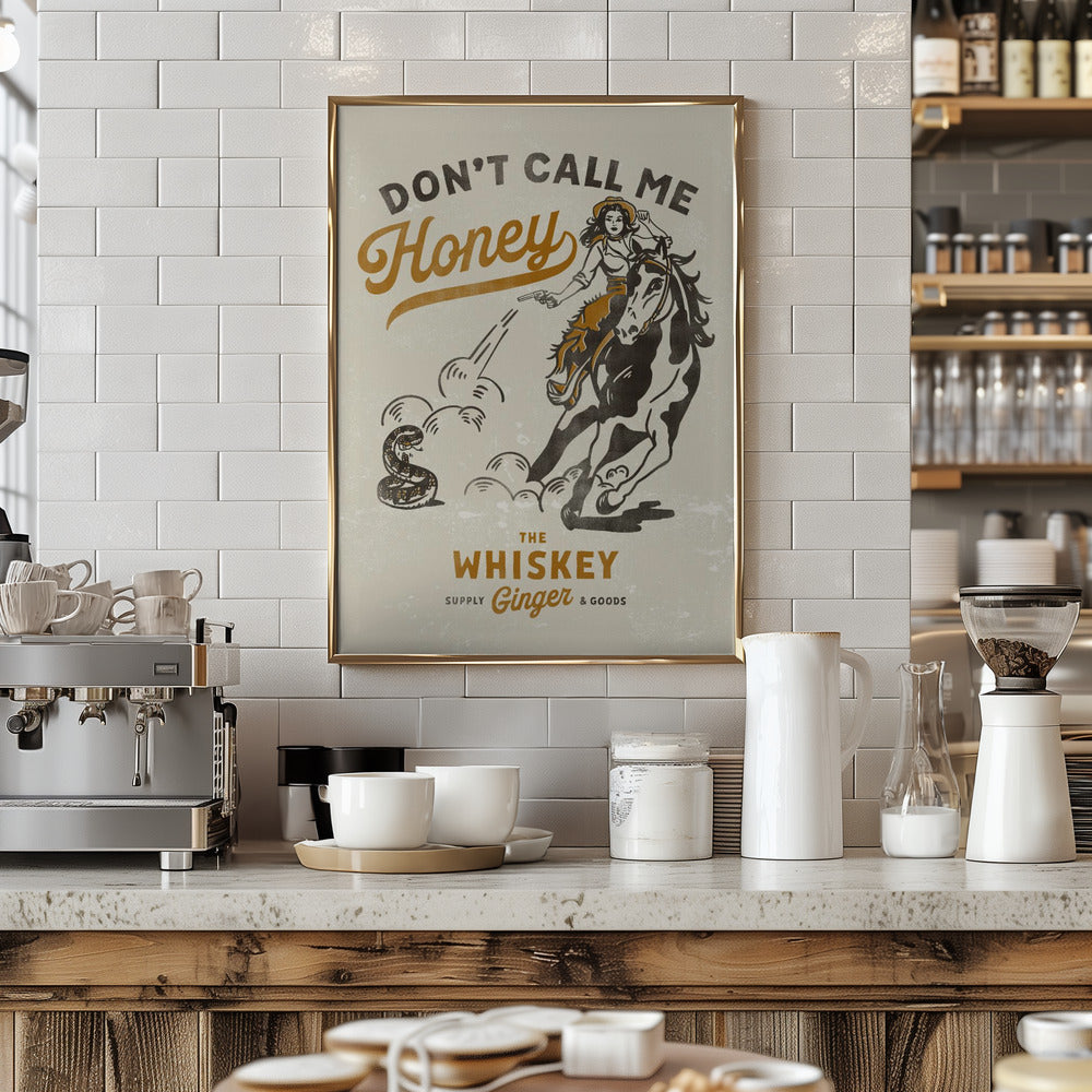 Dont Honey Print 2 - Stretched Canvas, Poster or Fine Art Print I Heart Wall Art