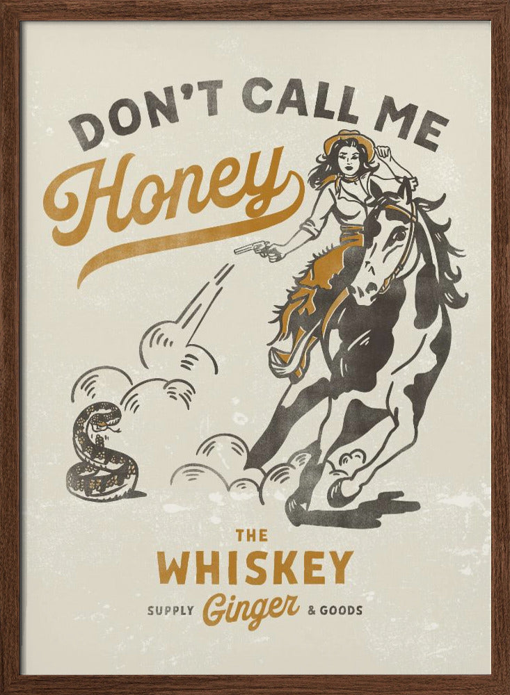 Dont Honey Print 2 - Stretched Canvas, Poster or Fine Art Print I Heart Wall Art