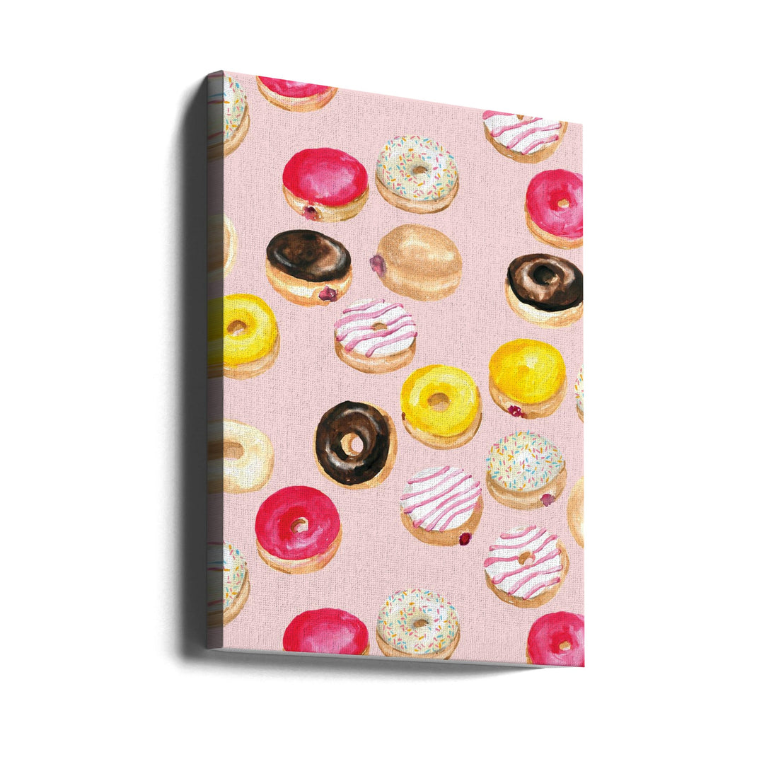 Donuts - Stretched Canvas, Poster or Fine Art Print I Heart Wall Art