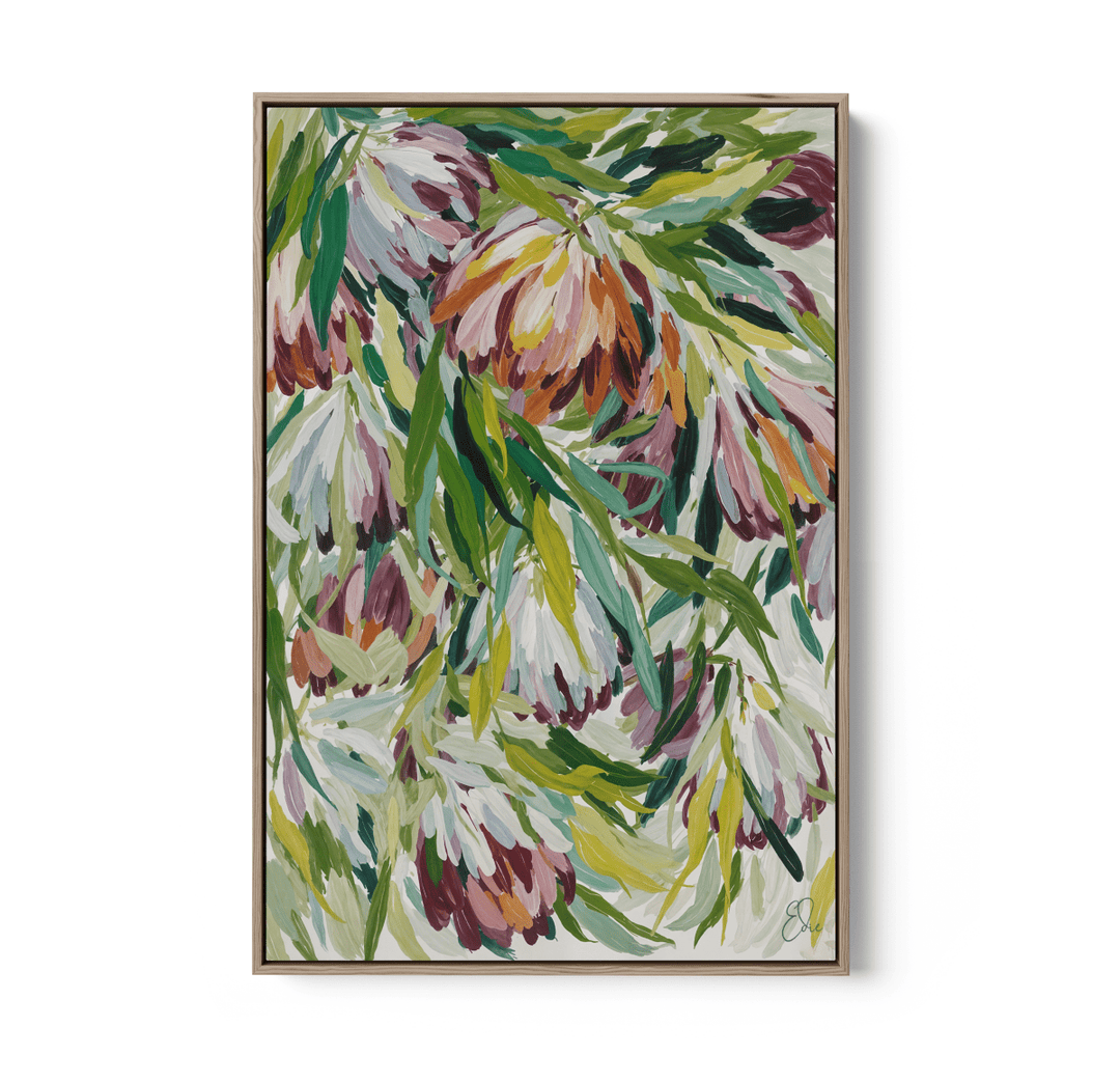 Down In The Wild Garden by Edie Fogarty - Australian Nature Canvas or Art Print - I Heart Wall Art - Poster Print, Canvas Print or Framed Art Print