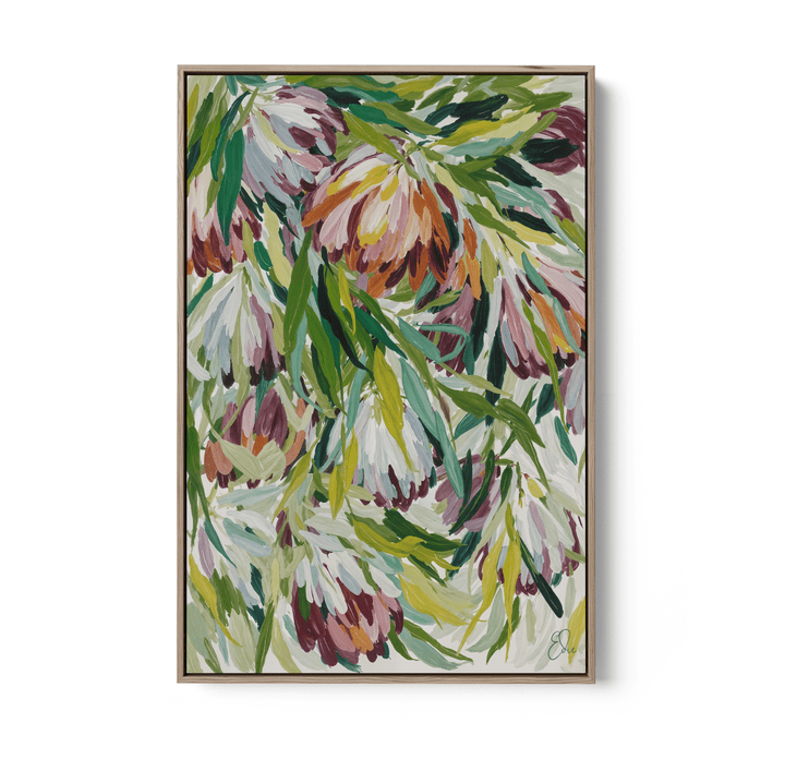 Down In The Wild Garden by Edie Fogarty - Australian Nature Canvas or Art Print - I Heart Wall Art - Poster Print, Canvas Print or Framed Art Print