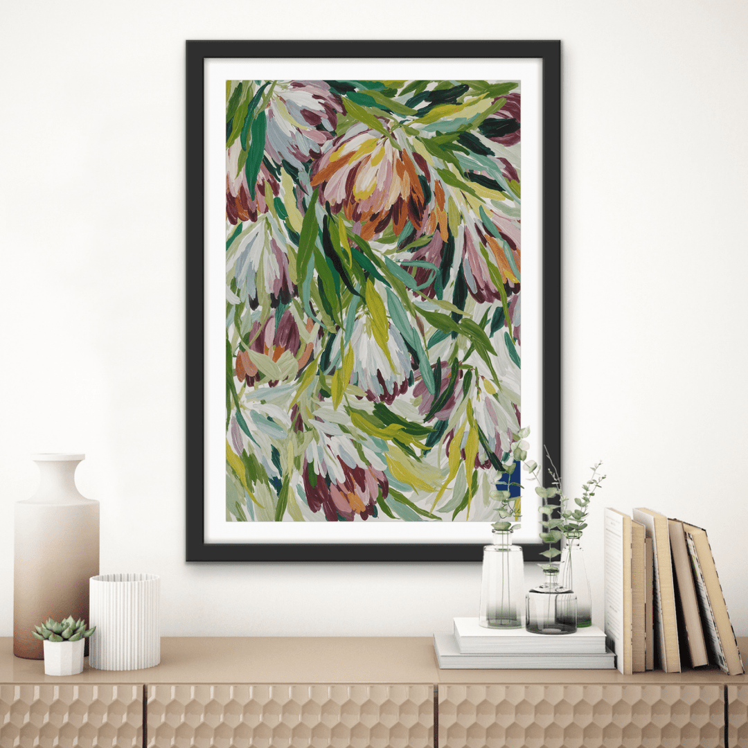 Down In The Wild Garden by Edie Fogarty - Australian Nature Canvas or Art Print - I Heart Wall Art - Poster Print, Canvas Print or Framed Art Print