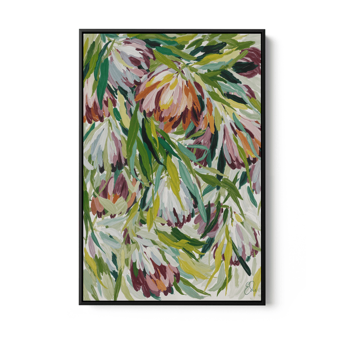 Down In The Wild Garden by Edie Fogarty - Australian Nature Canvas or Art Print - I Heart Wall Art - Poster Print, Canvas Print or Framed Art Print