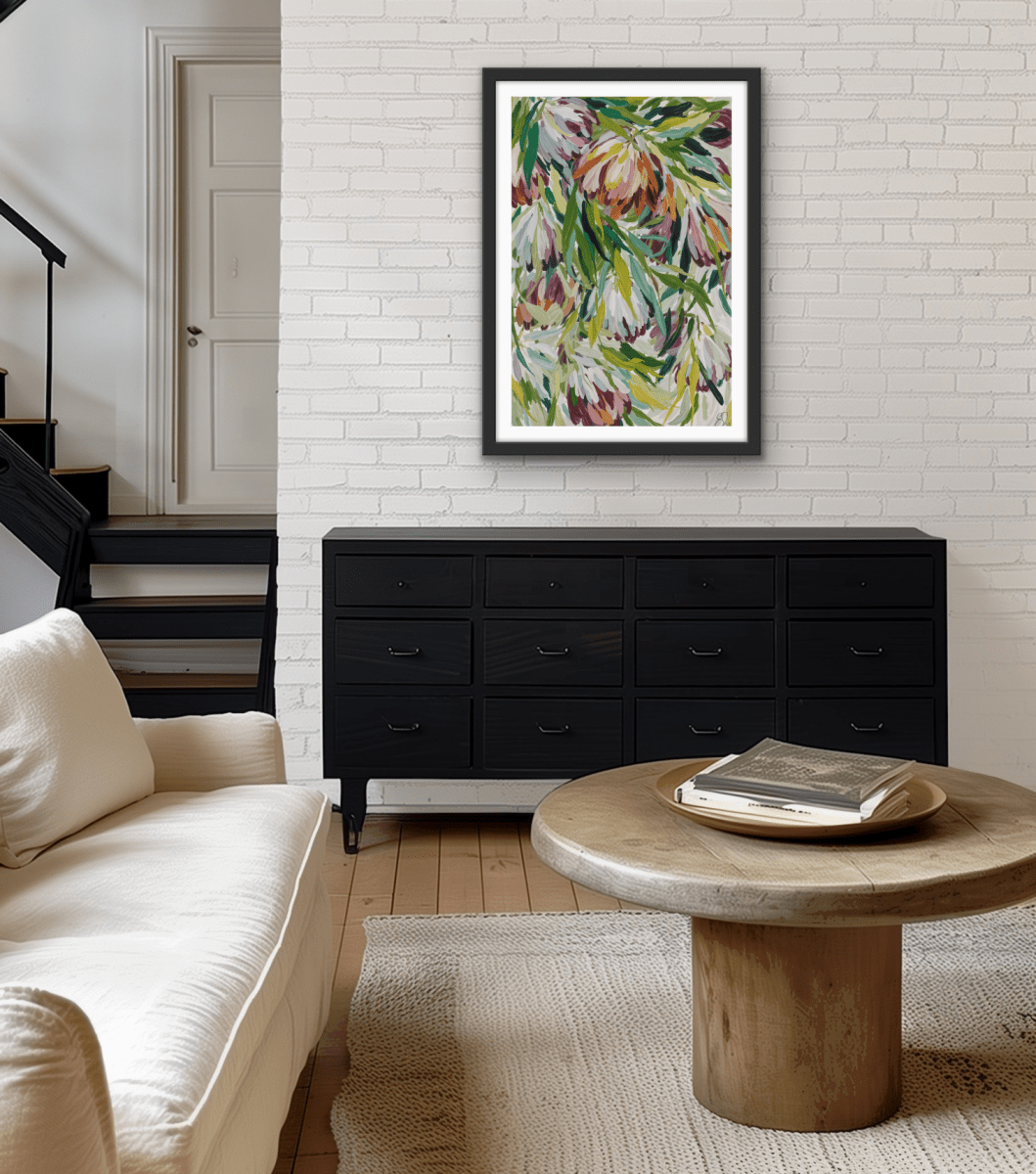 Down In The Wild Garden by Edie Fogarty - Australian Nature Canvas or Art Print - I Heart Wall Art - Poster Print, Canvas Print or Framed Art Print