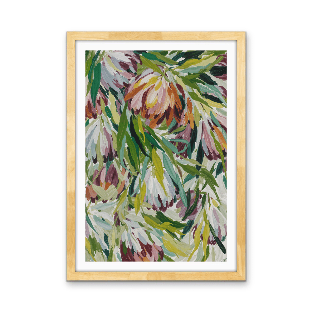 Down In The Wild Garden by Edie Fogarty - Australian Nature Canvas or Art Print - I Heart Wall Art - Poster Print, Canvas Print or Framed Art Print