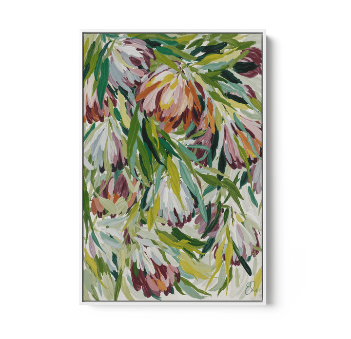 Down In The Wild Garden by Edie Fogarty - Australian Nature Canvas or Art Print - I Heart Wall Art - Poster Print, Canvas Print or Framed Art Print