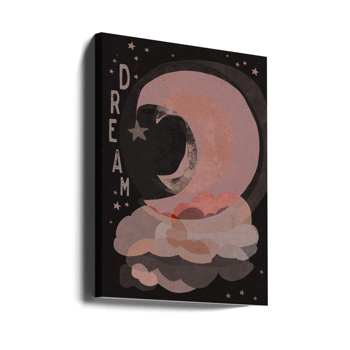 Dream (Dark Version) - Stretched Canvas, Poster or Fine Art Print I Heart Wall Art