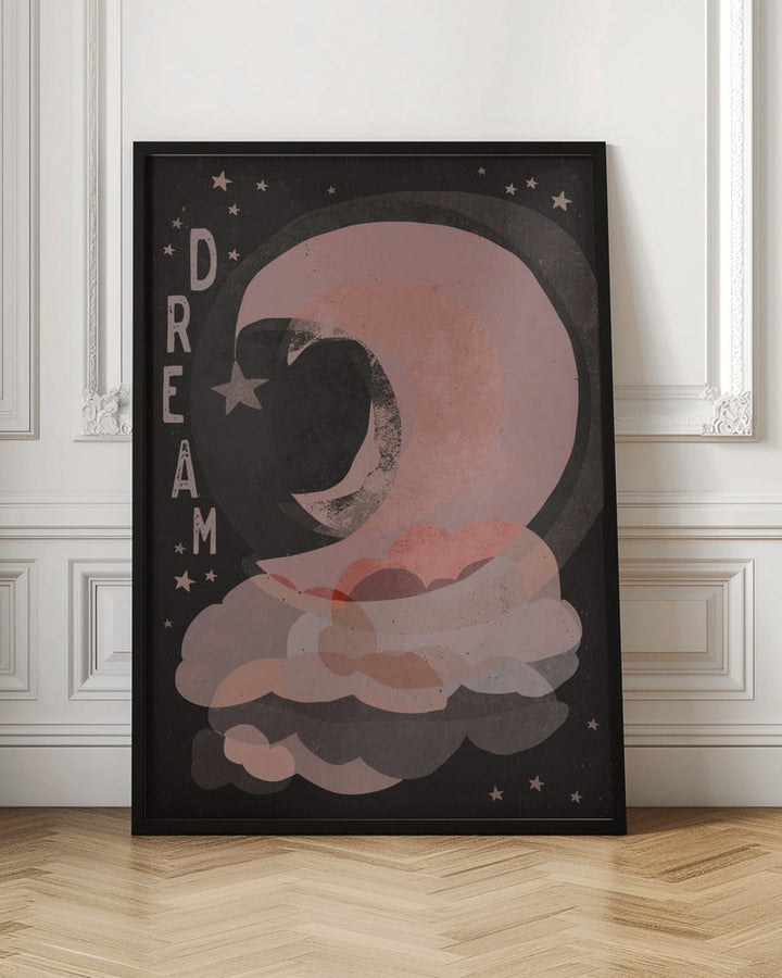 Dream (Dark Version) - Stretched Canvas, Poster or Fine Art Print I Heart Wall Art