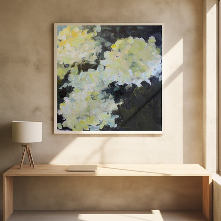 Dreamy Blossoms - Square Stretched Canvas, Poster or Fine Art Print - I Heart Wall Art - Poster Print, Canvas Print or Framed Art Print