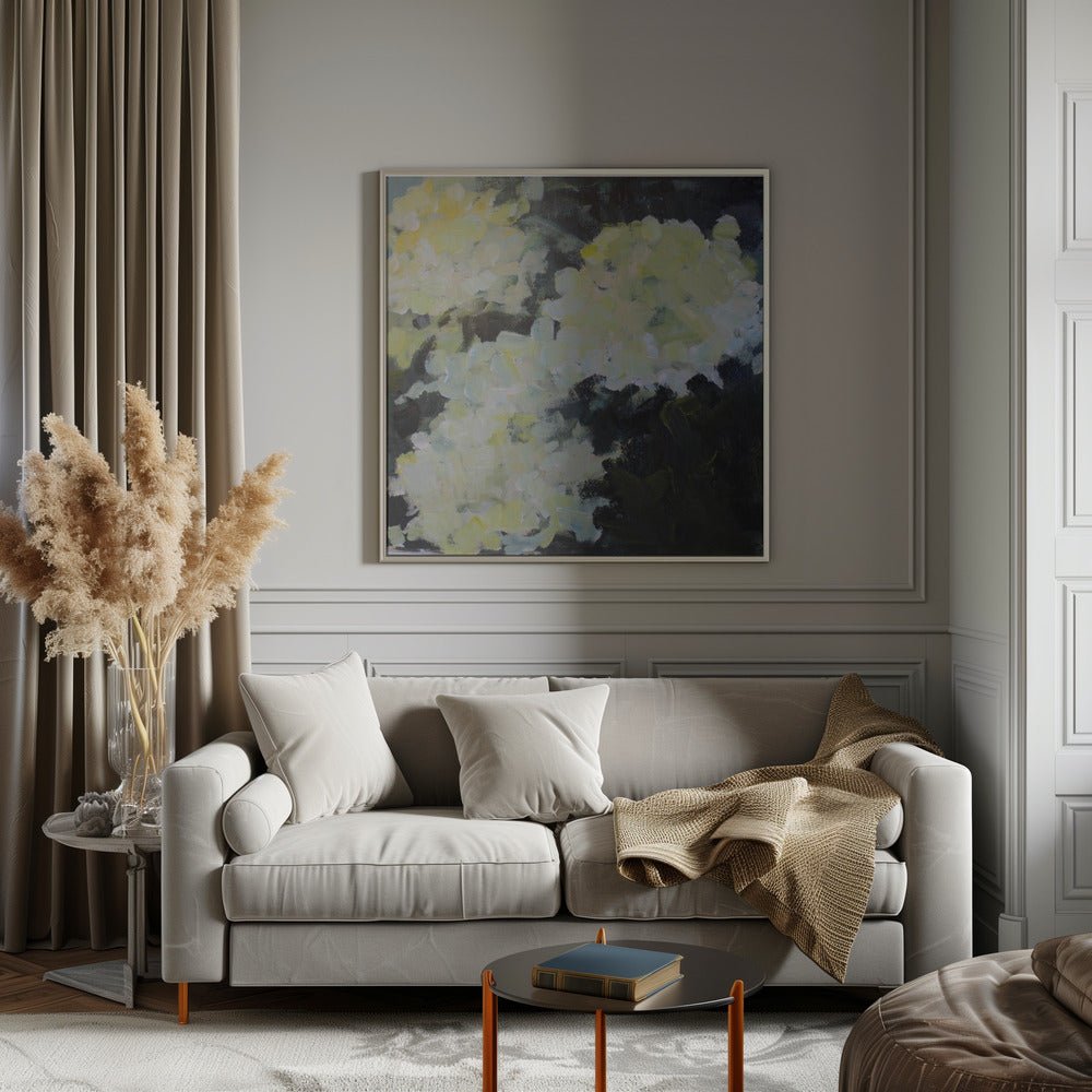 Dreamy Blossoms - Square Stretched Canvas, Poster or Fine Art Print - I Heart Wall Art - Poster Print, Canvas Print or Framed Art Print
