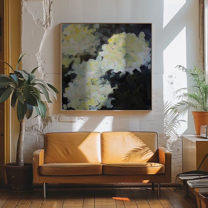 Dreamy Blossoms - Square Stretched Canvas, Poster or Fine Art Print - I Heart Wall Art - Poster Print, Canvas Print or Framed Art Print