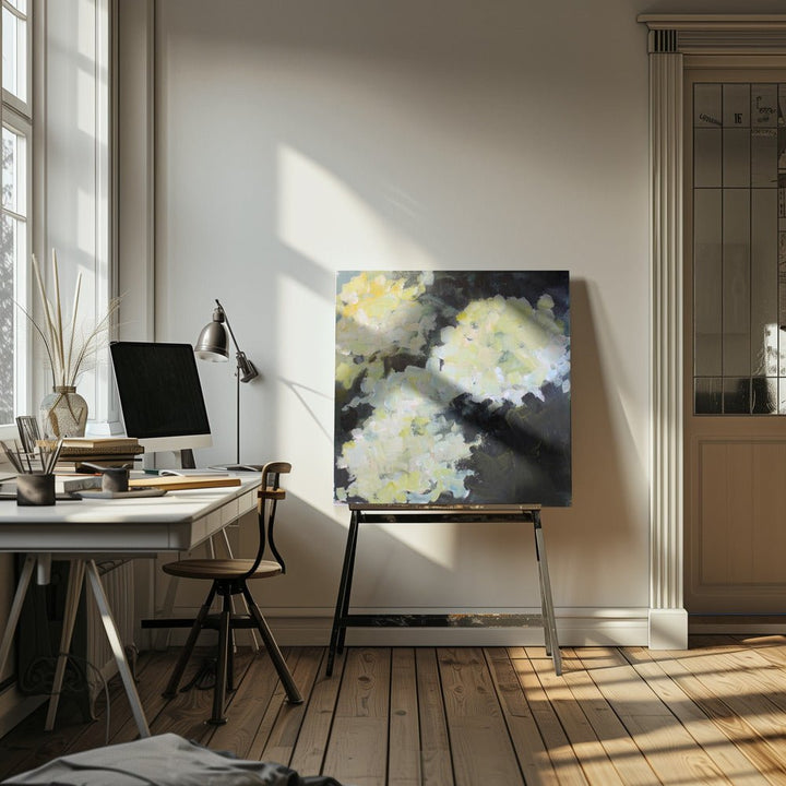 Dreamy Blossoms - Square Stretched Canvas, Poster or Fine Art Print - I Heart Wall Art - Poster Print, Canvas Print or Framed Art Print