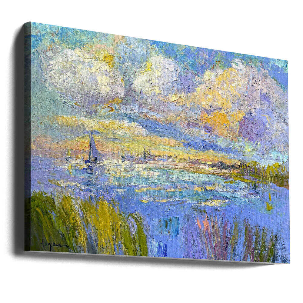 Dreamy Coastal Skies - Stretched Canvas, Poster or Fine Art Print - I Heart Wall Art - Poster Print, Canvas Print or Framed Art Print