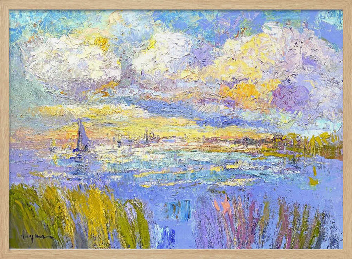 Dreamy Coastal Skies - Stretched Canvas, Poster or Fine Art Print - I Heart Wall Art - Poster Print, Canvas Print or Framed Art Print
