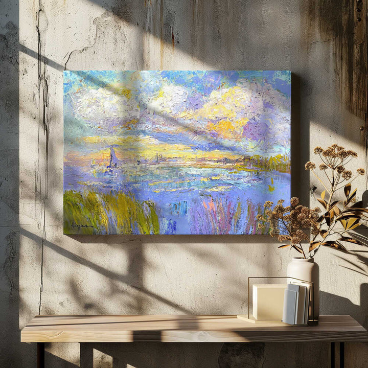 Dreamy Coastal Skies - Stretched Canvas, Poster or Fine Art Print - I Heart Wall Art - Poster Print, Canvas Print or Framed Art Print