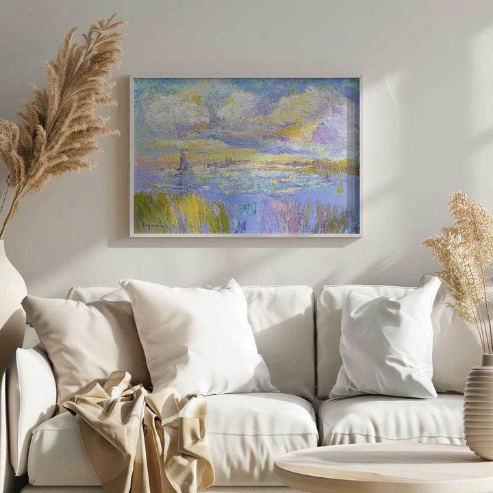Dreamy Coastal Skies - Stretched Canvas, Poster or Fine Art Print - I Heart Wall Art - Poster Print, Canvas Print or Framed Art Print