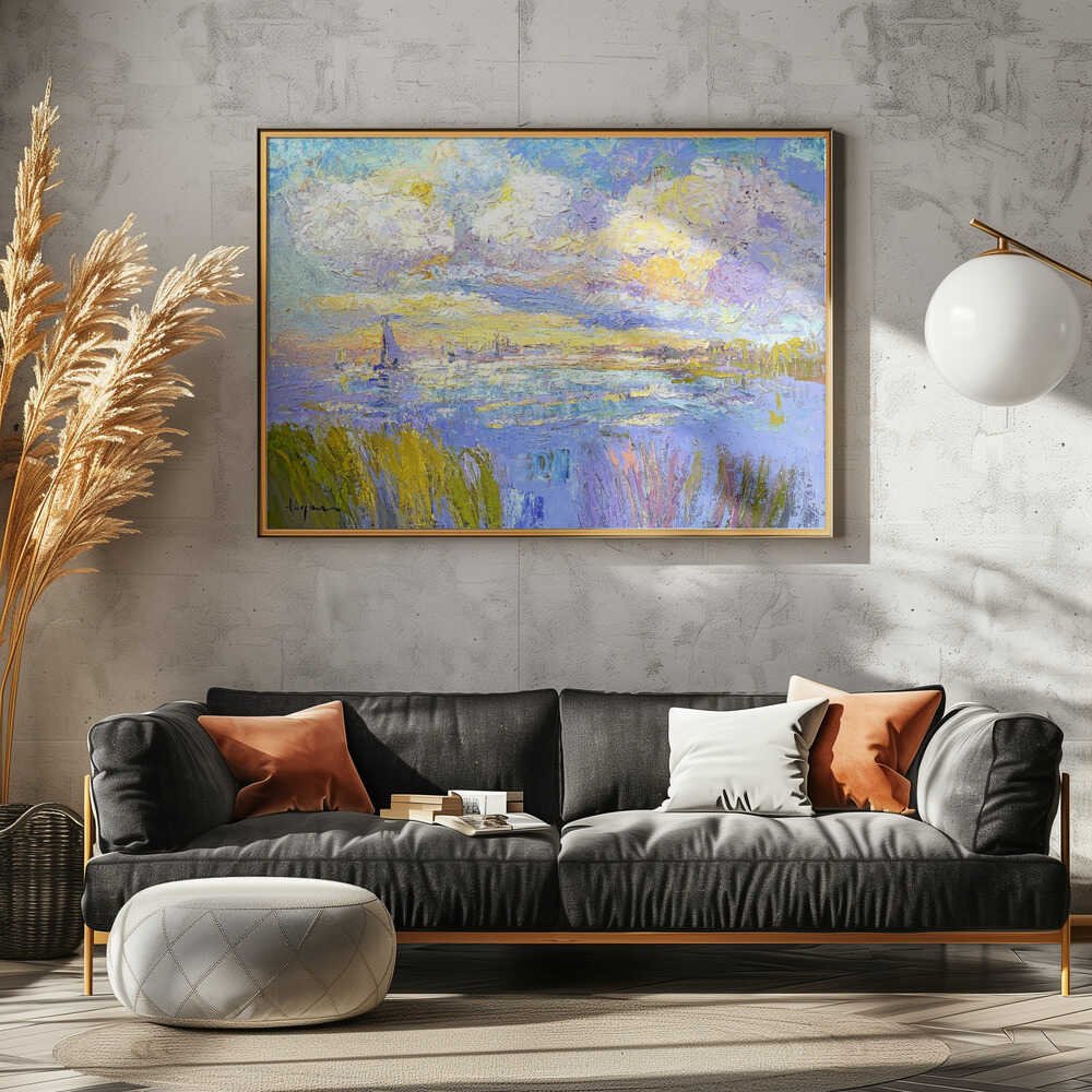 Dreamy Coastal Skies - Stretched Canvas, Poster or Fine Art Print - I Heart Wall Art - Poster Print, Canvas Print or Framed Art Print