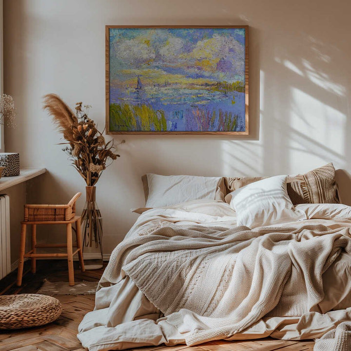 Dreamy Coastal Skies - Stretched Canvas, Poster or Fine Art Print - I Heart Wall Art - Poster Print, Canvas Print or Framed Art Print