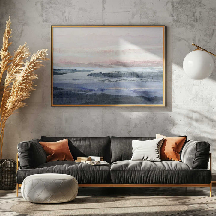 Dreamy Mountain Hues - Stretched Canvas, Poster or Fine Art Print - I Heart Wall Art - Poster Print, Canvas Print or Framed Art Print
