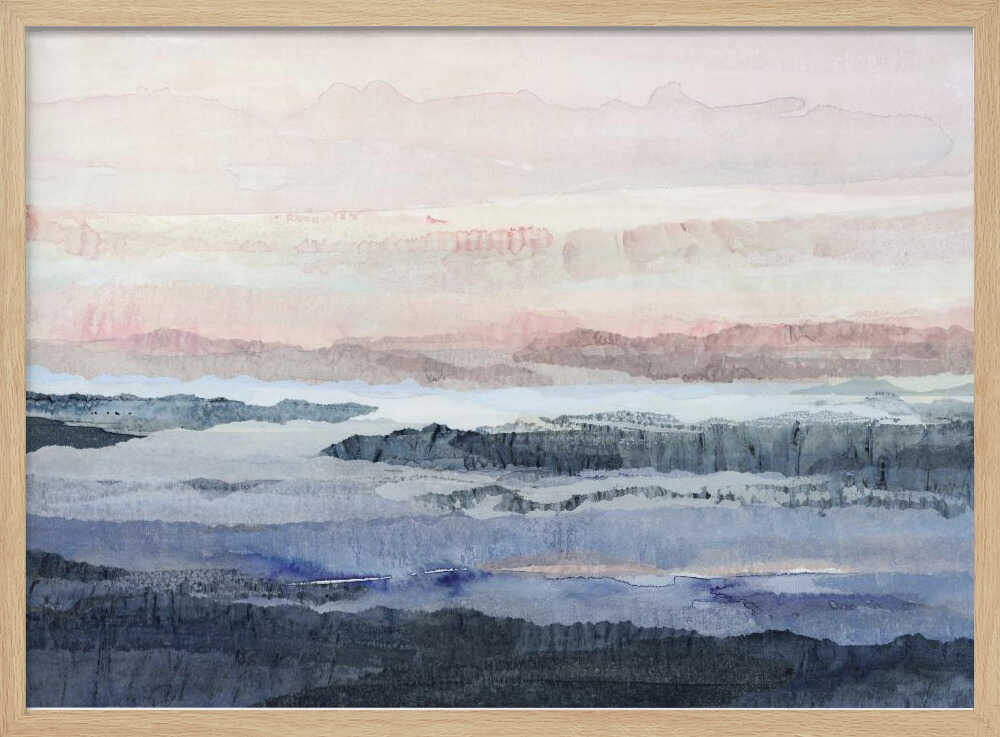Dreamy Mountain Hues - Stretched Canvas, Poster or Fine Art Print - I Heart Wall Art - Poster Print, Canvas Print or Framed Art Print