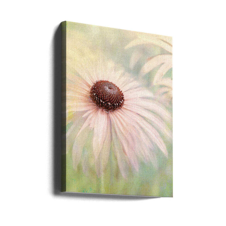 Dreamy Pastel Flower - Floral Photographic Stretched Canvas Poster or Fine Art Print
