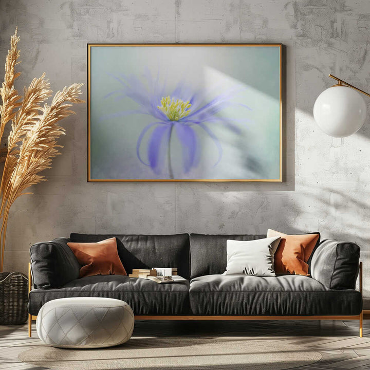 Dreamy Pastel Flower - Floral Photographic Stretched Canvas Poster or Fine Art Print