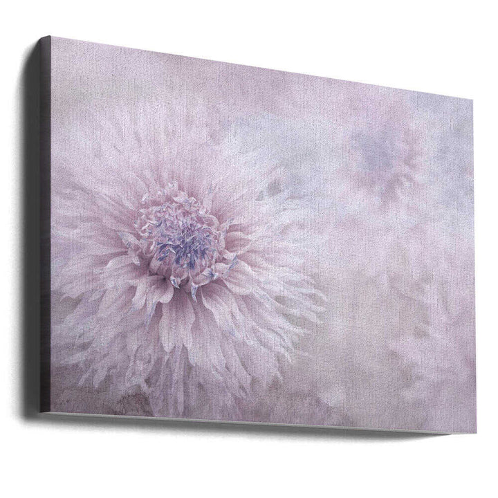 Dreamy Pastel Flowers - Floral Photographic Stretched Canvas Poster or Fine Art Print