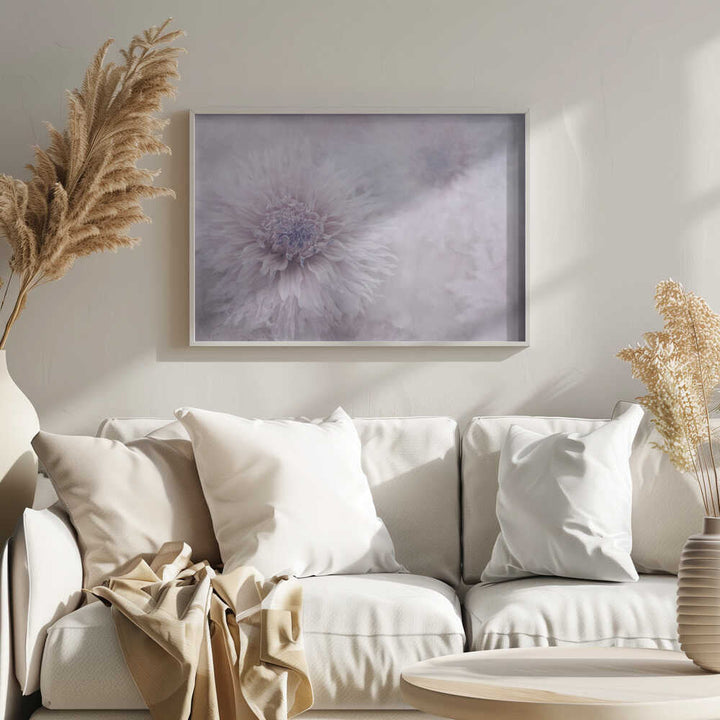 Dreamy Pastel Flowers - Floral Photographic Stretched Canvas Poster or Fine Art Print