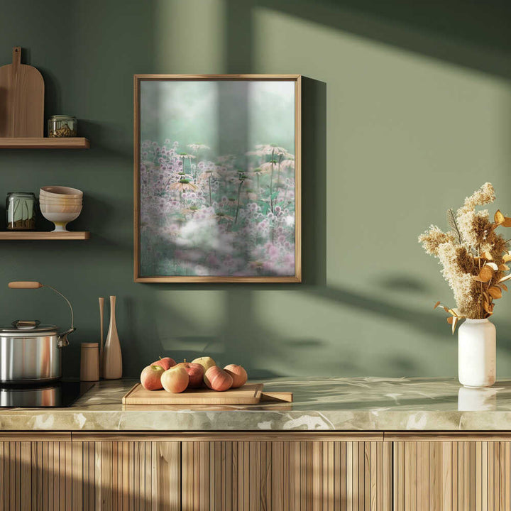 Dreamy Pastel Flowers - Floral Photographic Stretched Canvas Poster or Fine Art Print