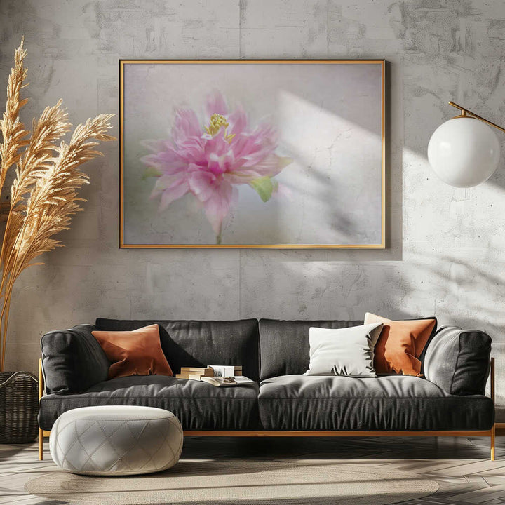 Dreamy Pink Bloom - Stretched Canvas Poster or Fine Art Print