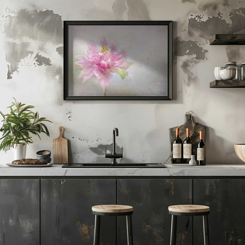 Dreamy Pink Bloom - Stretched Canvas Poster or Fine Art Print