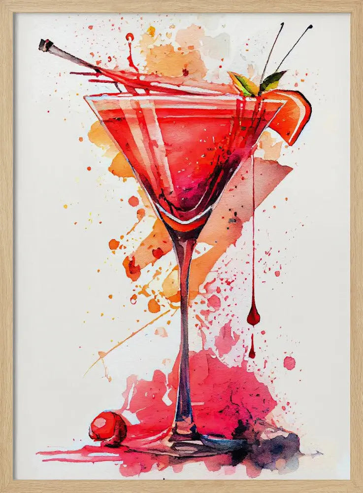 Drinks cocktail - Stretched Canvas, Poster or Fine Art Print I Heart Wall Art